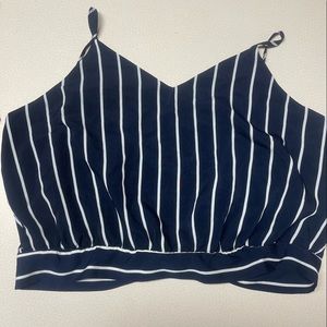 Women’s shein size extra large sleeveless striped tank top